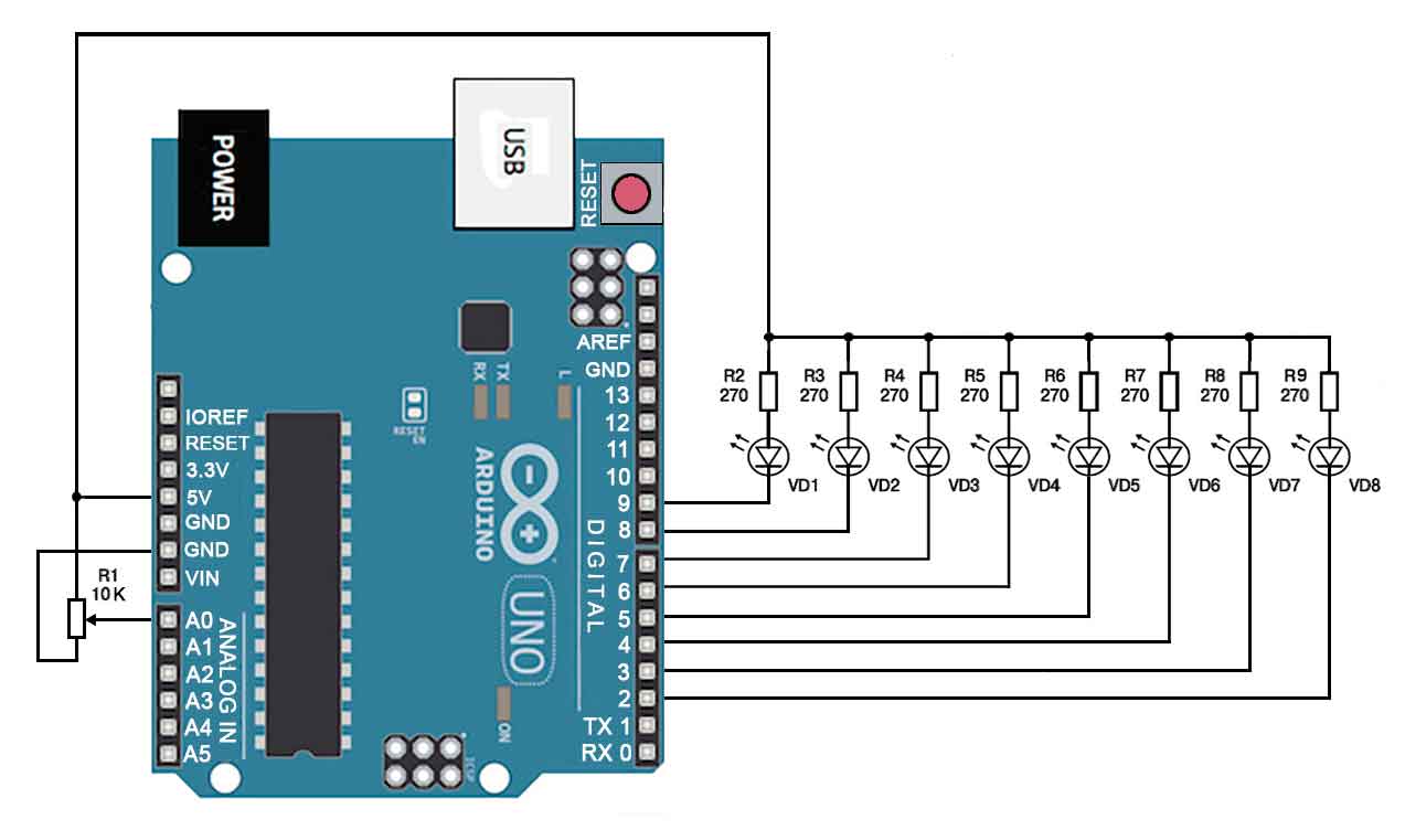 Arduino uno схема электрическая принципиальная схема
